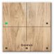 2. GrentonTouch panel/ 4 touch fields/ TF-Bus/ light wooden front