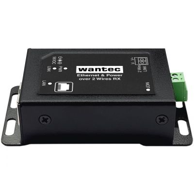 3. Wantec 2wIP E Adapter PoE-Schraubklemme-Switschseite/Sender