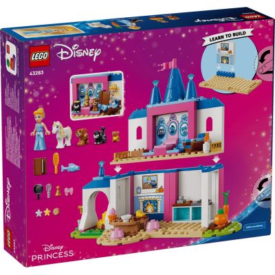 2. LEGO Disney 43283 - Cinderella's Castle and Her Animal Friends