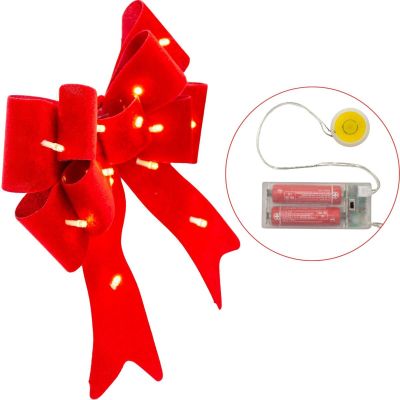 8. DECORATIVE BOW 25CM LED