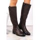 13. Jezzi W JEZ410B insulated boots, brown
