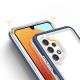 4. Clear 3in1 Case for Samsung Galaxy A72 4G Frame Gel Cover Blue