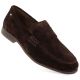 Men's suede moccasins soft chocolate Bugatti 311-AW660-1400-6100