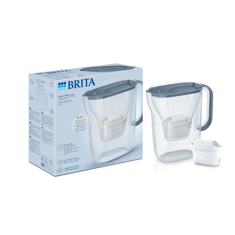 3. Brita Style Essential+1 Maxtra Pro PP Filter Jug (Graphite)