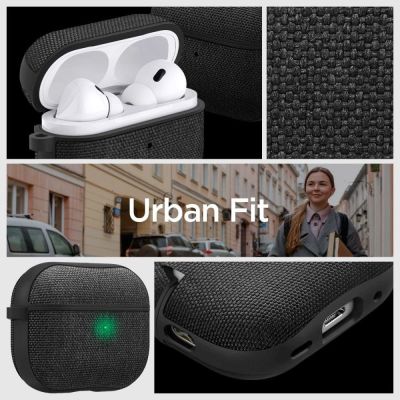 14. Spigen Urban Fit Case for Apple AirPods Pro 1 / 2 - Black