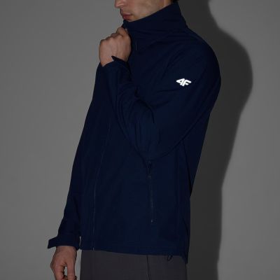 8. Men's softshell jacket 4F M548 navy blue 4FWSS26TSOFM548 31S