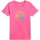 2. Women's T-shirt 4F F2718 fuchsia 4FWSS26TTSHF2718 55S