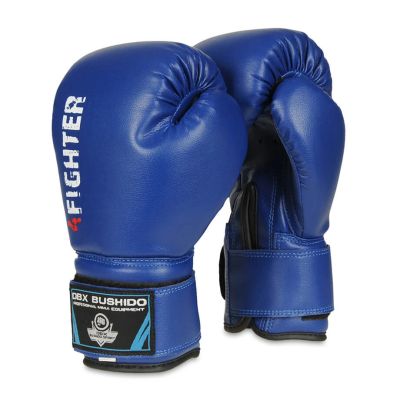 6oz Boxing Gloves for Kids - 4Fighter Blue