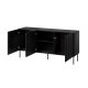 2. ISLA chest of drawers 150.5x40x75 black matt