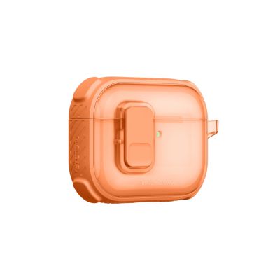 5. AmazingThing Titan Pro Mag Case Clear for AirPods Pro 3 - Orange