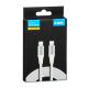3. I-BOX USB TYPE-C CABLE 60W 1M PD/QC WHITE