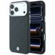 BMW Sign Deboss Quilted Metal Logo MagSafe Case for iPhone 18 Pro / 17 Pro - Dark Gray