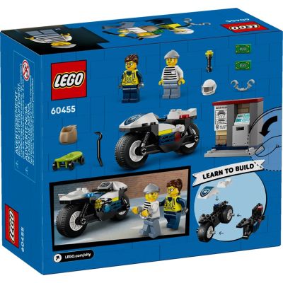 2. LEGO City 60455 Police Motorcycle Chase
