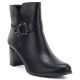6. Women's insulated ankle boots with a block heel, black M.Daszyński SA125-32