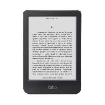 7. Ebook Kobo Clara BW 6" E-Ink Carta 1300 HD 16GB WI-FI Black