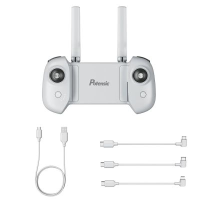 Gimbal Drone Remote Control with 1 USB Charging Cable and 3 OTG Cables