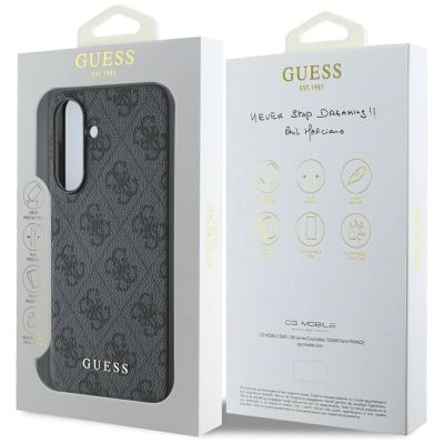 7. Guess 4G Metal Gold Logo Case for Samsung Galaxy A56 - Black
