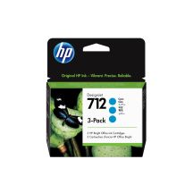 HP 3ED77A 712 DesignJet Ink 29ml (3pcs) Blue