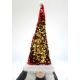 23. DECORATIVE gnome with magic sequins 35cm gray