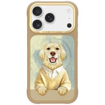 Nimmy Gentle Pets Series Dog MagSafe case for iPhone 17 Pro Max - brown