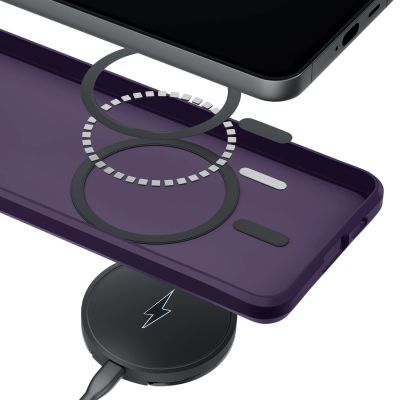 9. 3mk Smoke MagCase for iPhone Air - Purple