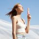 7. Jisulife Handheld Fan Life8 Portable USB Fan with Power Bank Function 2000mAh and Flashlight - Pink