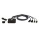5. ATEN CS22HF KVM Switch Black