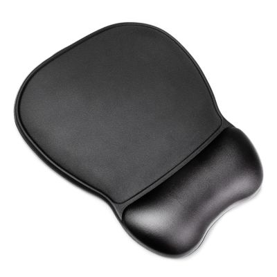 2. Ergonomic Mouse Pad and Wrist Rest Gel Eco Leather Large Anti-Slip - Black