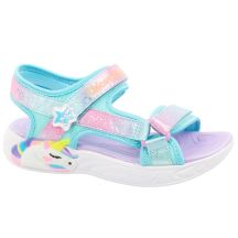 Skechers Unicorn Dreams children's shoes sandals for girls led