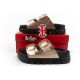 10. Lee Cooper shoes women's slippers gold comfortable platform fashionable