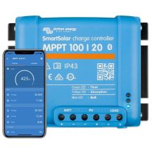 Victron Energy SmartSolar MPPT 100/20 (up to 48V) Retail MPPT 48 V 20 A Solar Charge Controller