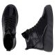 5. Women's patent leather platform ankle boots, black, Rieker W2661-01