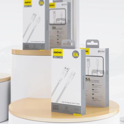 5. Dudao L9T 5A USB-A - USB-C Cable 1m - White