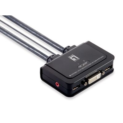 6. LevelOne KVM-0260 KVM Switch Black, Gray