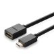 9. Ugreen adapter cable HDMI (female) - mini HDMI (male) 4K 60 Hz Ethernet HEC ARC audio 32 channels 22 cm black (20137)