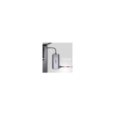 9. Acer 12-in-1 Type-C Dongle Wired USB 3.2 Gen 1 (3.1 Gen 1) Type-C Silver