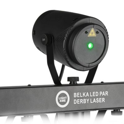 4. LIGHT4ME multi-effect LED PAR DERBY LASER BEAM