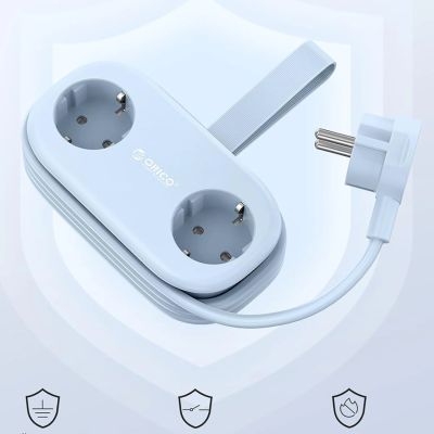 3. Orico AP3 20W GaN 5in1 Power Strip 2x AC + 2x USB-A + 1x USB-C - Blue