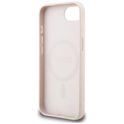 7. Guess 4G Small 4G and Classic MagSafe case for iPhone 16e - pink