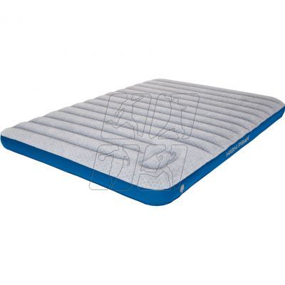 High Peak Cross Beam Double Extra Long Mattress gray blue 40045