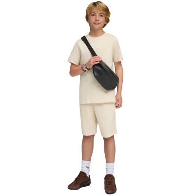 5. Puma ESS Small No. 1 Logo Beige Kids Shorts 692974 87