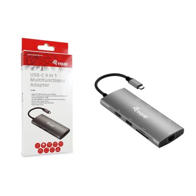 5. Equip 133490 Wired Docking Station USB 3.2 Gen 1 (3.1 Gen 1) Type-C Gray