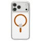 4. Spigen Ultra Hybrid MagSafe Case for iPhone 18 Pro / 17 Pro - Transparent Orange