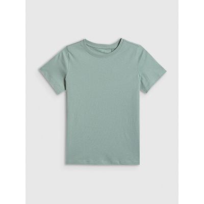 7. Regular plain girls' T-shirt 4F 4FJRSS26TTSHF3554-12S