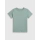 7. Regular plain girls' T-shirt 4F 4FJRSS26TTSHF3554-12S
