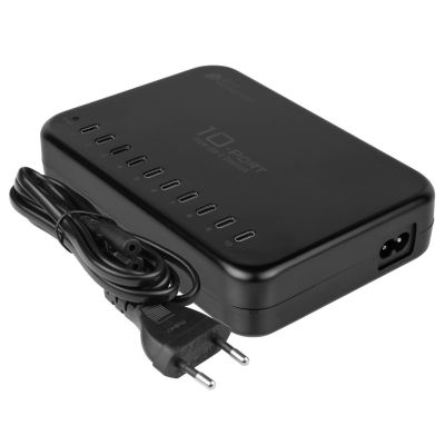4. Good connections USB-Desktop-Schnellladestation 200W 10Port