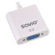 4. SAVIO ADAPTER HDMI (M) - VGA (F) WHITE CL-201