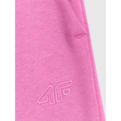 5. Girls' jogger sweatpants 4F 4FJRAW25TTROF1616-54S
