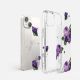 5. Ringke Fusion Design Armored Case Cover with Gel Frame for iPhone 14 Plus transparent (Purple rose) (FD637E29)