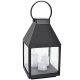2. LED LANTERN 25CM 3 CANDLES SASKA GIFT & DECOR